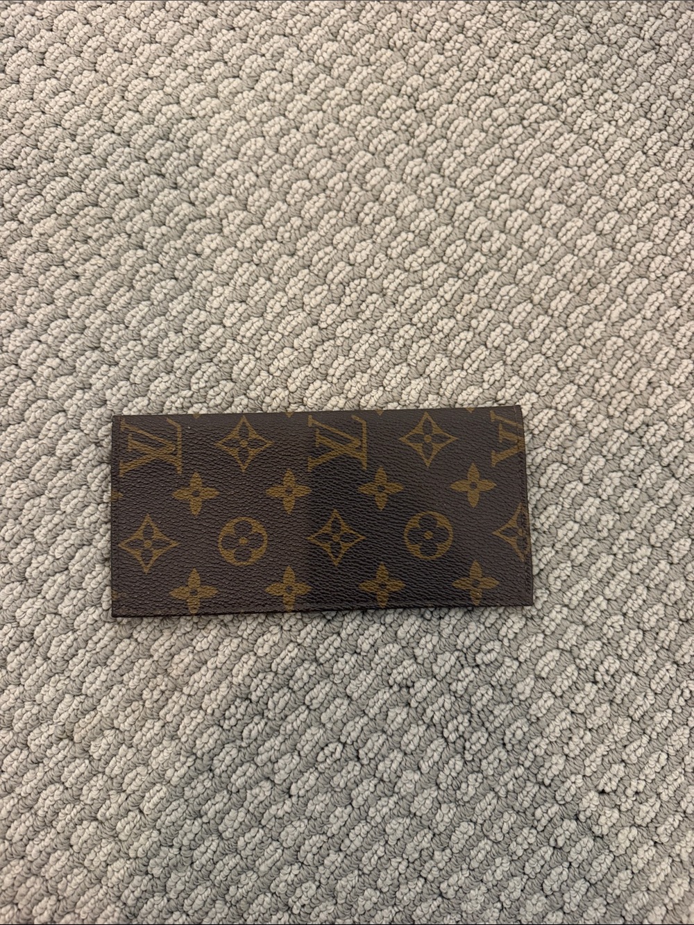 Louis Vuitton Brown and Gold Monogram Long Wallet - Checkbook holder